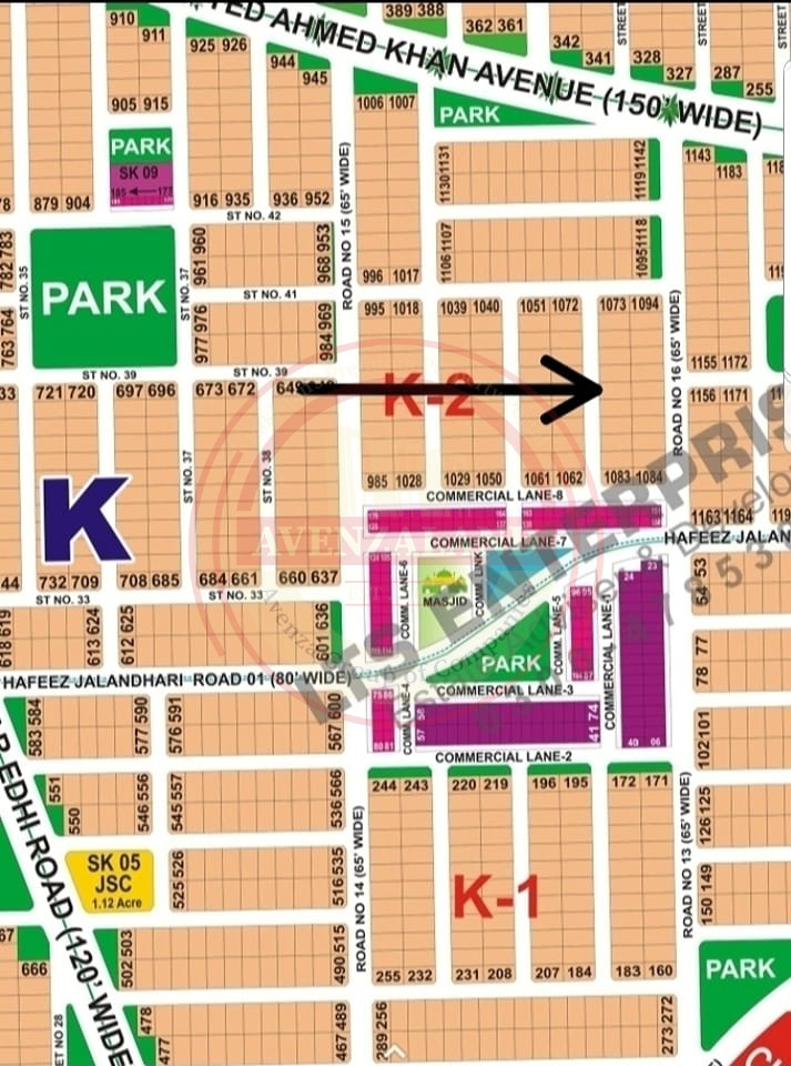 1 kanal Plot Available For Sale In DHA Multan