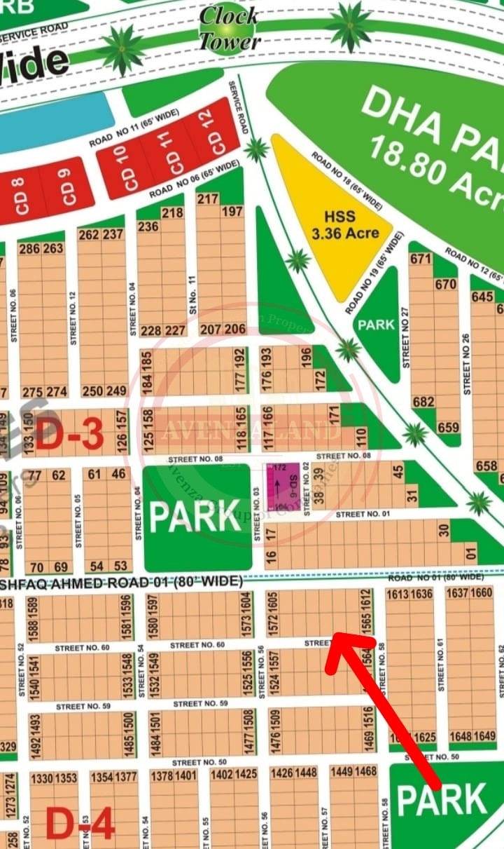 1 kanal Plot Available For Sale In DHA Multan